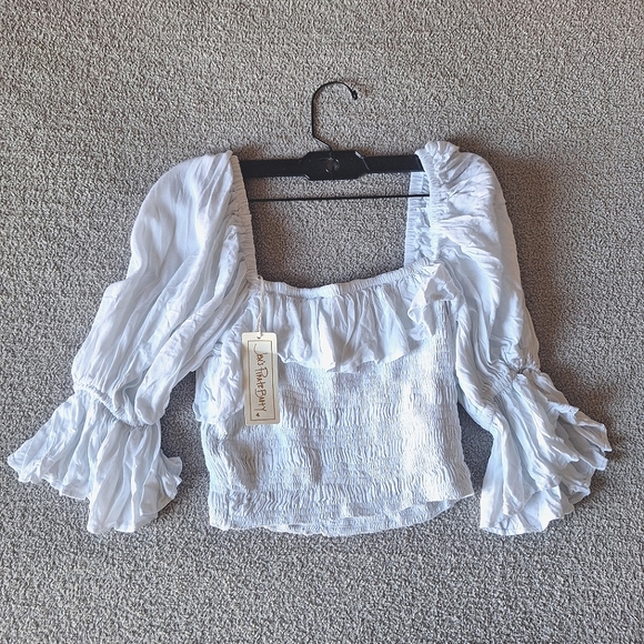 NWT- Jen's Pirate Booty × Free People Bethany Blouse - Picture 3 of 8
